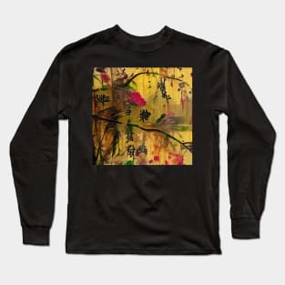 Oriental Painting. Japanese style Long Sleeve T-Shirt